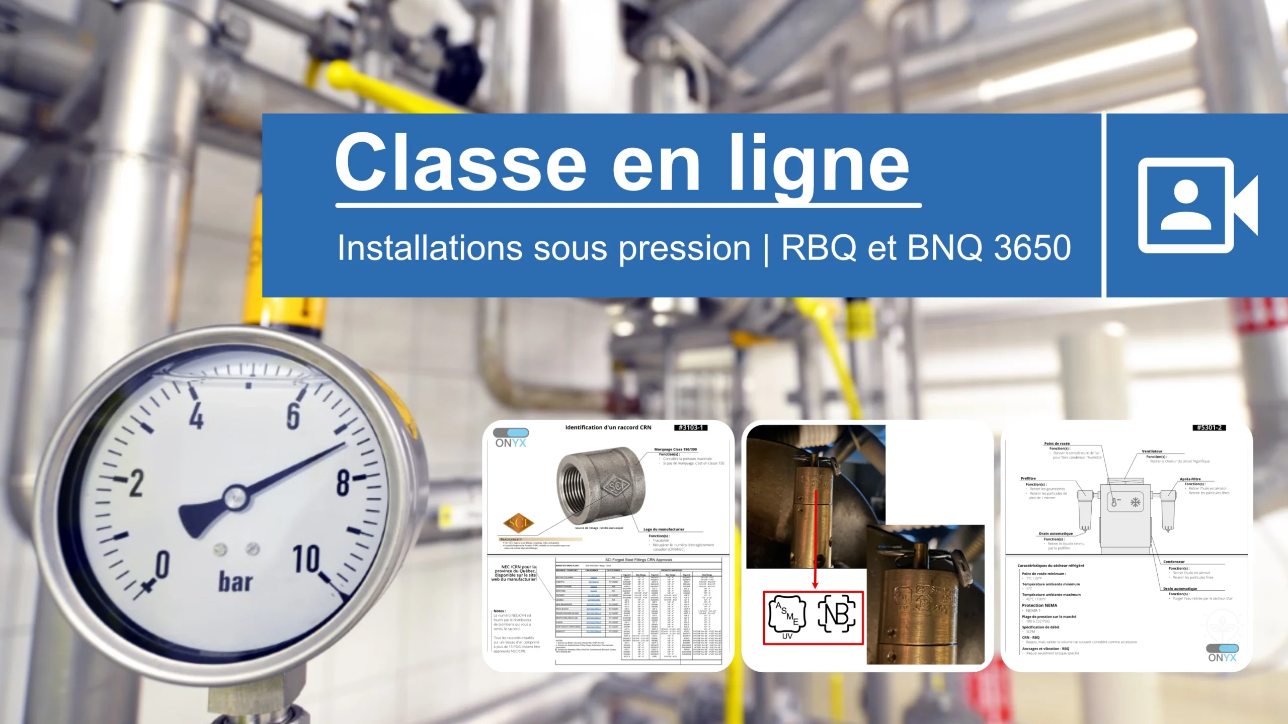 La RBQ ET LES INSTALLATIONS EN AIR COMPRIMÉ